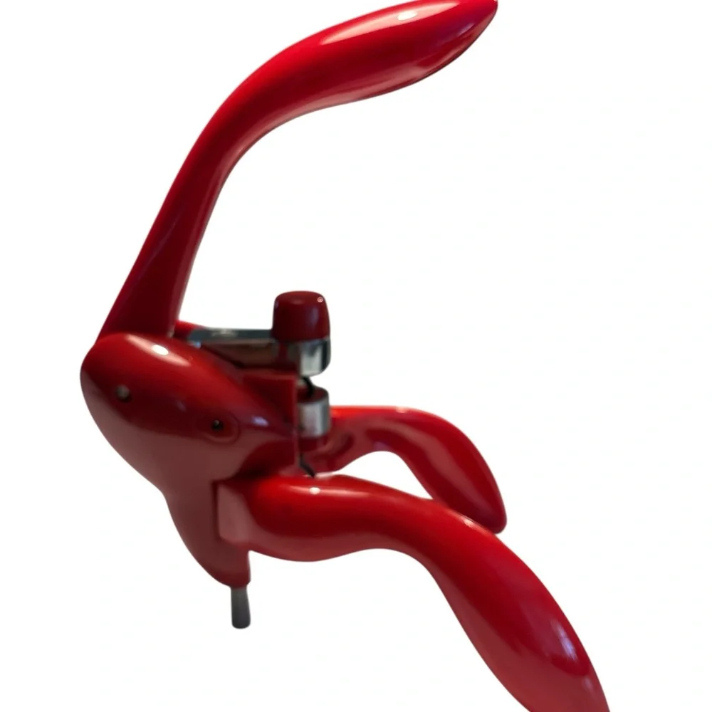 HOUDINI BY METROKANE THE RED CORKSCREW THAT WORKS LIKE MAGIC & FOIL CUTTER SET